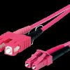 100012217 Fiber optic adapter cable, G50/125, OM4, SC / LC, purple, 2 m