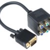 Adapter AV Męskie VGA (1) na Żeńskie foniczne (6)