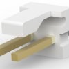 Pin header, 2 pole, pitch 3.96 mm, straight, natural, 3-641119-2