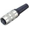 Binder 99-2006-210-03 Female Cable Mount Miniature 3 Pin with 4-6mm Outlet