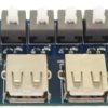 Moduł dystrybucji zasilania 4-kanałowy z kontrolą przyciskami 5V USB