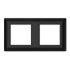 Ramka podwójna, Varia, czarna / 46412