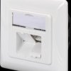 DN-9008-1 Network socket, Cat.6a, 2-way, flush-mounted