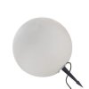Lampa ogrodowa Gaja 30 cm biała 1xE27 Light Prestige
