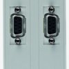 Data module, 2 x D-Sub socket, 9 pole to 2 x D-Sub plug, 9 pole, straight, 39500030020
