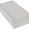 ABS enclosure, (L x W x H) 158.15 x 82.2 x 54.9 mm, light gray, IP67, 4U63160806019