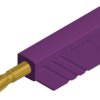 4 mm plug, screw connection, 0.5-1.5 mm², CAT O, purple, 934100709