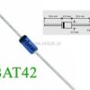 Dioda Schottky BAT 42 0,2A 30V 7pF DO35; 1szt
