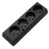 4x2P+Z+P czarne gniazdo P-L 7698 GN-470