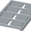 PA device marker, (L x W) 17.6 x 27 mm, silver, sheet with 8 pcs, 0825477