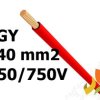 Przewód LGY 240 mm2 czerwony (450/750V) jednożyłowy linka H07V-K (bębnowy) IG2014.05 BITNER
