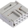 Złącze IDC 10-pinowe 2-rzędowe raster: 2.54mm Żeński Montaż na kablu 3M