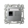 SZAFIR Gniazdo komputerowe pojedyncze kat. 5e MMC srebro GPK-1Z/K/m/18 OSPEL