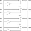 12V, 1:1 (SPST), 4-channel, analog switch, 2 active low + high | D | 14 | -40 to 85