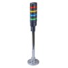 LD6A-4PQB-RYSG Red/Yellow/Blue/Green Stack Light LED Tower Pole Mount 24VAC/DC IDEC