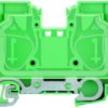 Protective conductor terminal, spring balancer connection, 2.5-35 mm², 2 pole, 8 kV, yellow/green, 1739650000