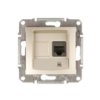 Sedna Gniazdo Komputerowe Pojedyncze Rj45 Kat.5E Utp Satynowe Sdn4300168