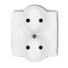 Deco Gniazdo Podwójne B/U 2X2p Biały Dgpr-2P