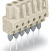 Wkładka żeńska Złącza wtykowe WAGO Bloki zacisków do montażu na szynie 12A Mocowanie szynowe
