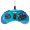 Retro-Bit Official SEGA Mega Drive 8-Button USB Arcade Pad - Blue [discontinued]