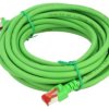 Patch cord S/FTP 6 linka Cu LSZH zielony 5m 27AWG 803011