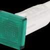 1.69.507.125/1502 Indicator, 28 V, bulb, 10 mm, square, green