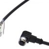 Kabel konfekcjonowany jednostrony złącze M12 żeńskie 12-pin kątowe wolny koniec przewodu 12x0,14mm² 5m IP67 30V 90stC VK500C21