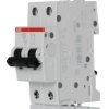 Wyłącznik nadprądowy MCB, Typ C, 2-biegunowy, 32A, 400V, 125V, na szynę DIN, ABB S202-C32, S200