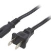 Kabel: 2X18awg, Iec C7 Żeński,Nema 1-15 (A) Wtyk, 3M Lt-301+503B Spt-2 18/2...