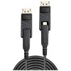LINDY 38483 Fibre Optic Hybrid Mini DisplayPort 1.4 Cable 8K 40m Black