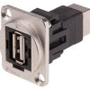 Złącze USB A to B Montaż na panelu Żeński 2.0 ,1-portowe
