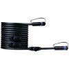 Paulmann 94596 Plug & Shine Cable Black Connects 3 Lights IP68 1m