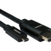 Kabel HDMI 1.5m A: HDMI B: Micro HDMI A: Męskie B: Męskie