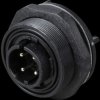 PX0709/P/04 Connector, rear panel, 4-pin, plug