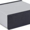 Aluminum enclosure, (L x W x H) 160 x 191 x 66 mm, natural, IP54, 1455U1602