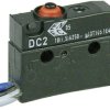 Mikroprzełącznik DC2C-C3AA 250 V/AC 10 A 1 x wł/(wł) ZF IP67 chwilowy 1 szt.