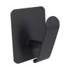 Haczyk Samoprzylepny Ścienny - Wieszak Czarny Duży - 4,5x5cm - Łazienkowy
