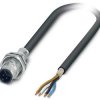 Phoenix Contact 1419399 Złącze czujnika/aktuatora do zabudowy M12 złącze męskie do wbudowania 1.00 m Ilość pinów: 4 1 sz