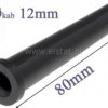 Odgiętka gumowa dł=80mm fi= przewód 12mm