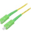 Sca-Sca/Os2-150Yl Patch Cord Światłowodowy Os2 Sc/Apc,Z Obu Stron 15M Lszh