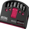 Zestaw bitów Torx, PH i uchwyt do bitów Rittal 4053420, 7 szt.