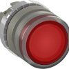 Przycisk, kolor: Czerwony, ABB, 1SFA1