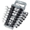 Wiha 44664 Ring Ratchet Spanner Set, 8 Piece