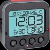 60.2550.01 Digital radio alarm clock, temperature