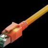 CS1OYADAD0010 Cat.6a LED patch cable, DualBoot, S/FTP, yellow, 1 m