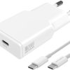 4Smarts 4SMARTS - Ladegerät PDPlug Slim 20W GaN 1C+ USB-C Kabel 1.5 m Ładowarka USB 20.00 W USB-C Power Delivery biały d