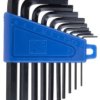 Zestaw kluczy imbusowych Jednostki metryczne, 10 szt. 1.5mm Sześciokątne, typu L, materiał: Stal chromowo-wanadowa, RS