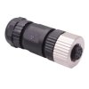 8 Way M12 Female Industrial Circular Connector IP67 2A 30V