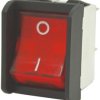 Przełącznik kołyskowy Wł.-wył. Nie 16 A DPST Czerwony APEM
