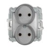 Icon Mechanizm Gniazda Podwójnego Do Ramki Bez Uziemienia 2X2p (Bez Przesłon...